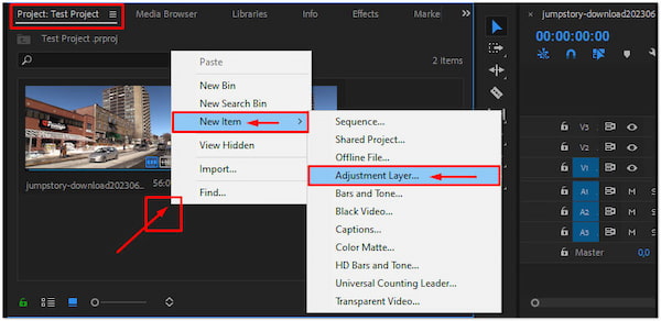 Select Adjustment Layer