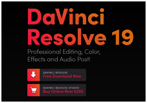 Davinci Resolve Pricing