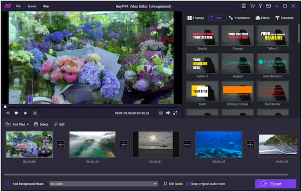 Anymp4 Video Editor