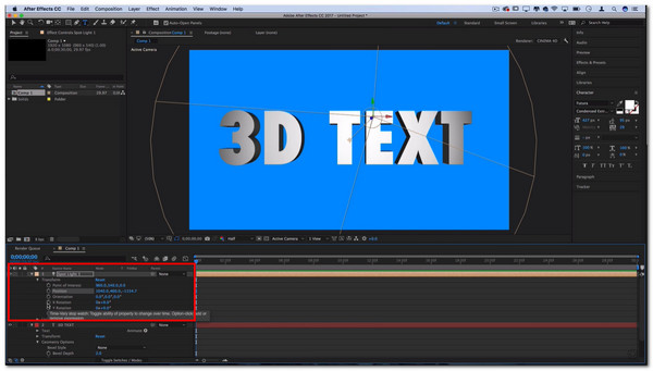 Full Guide On How To Make 3D Texts In After Effects