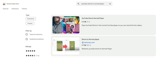 Youtube Short Browser Extension