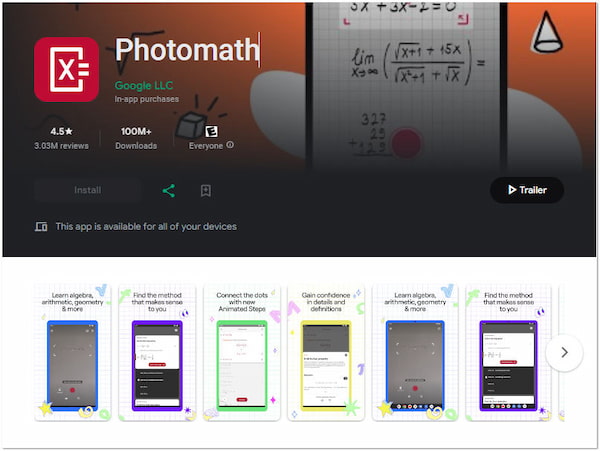 Photomath By Goolge