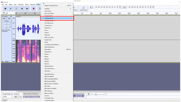 Audacity Interface