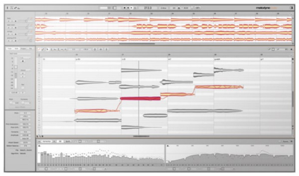 Melodyne Interface