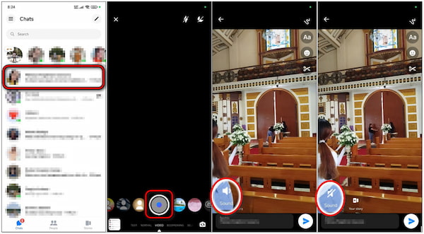 Send Video Without Sound on Messenger