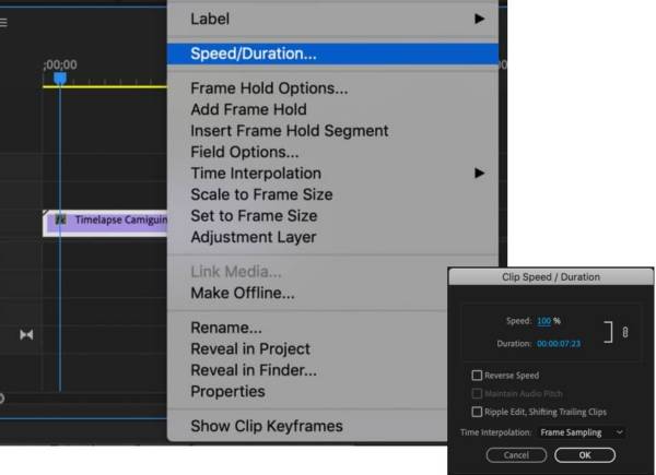 Step by step To Speed Up A Video In Adobe Premiere Pro Properly